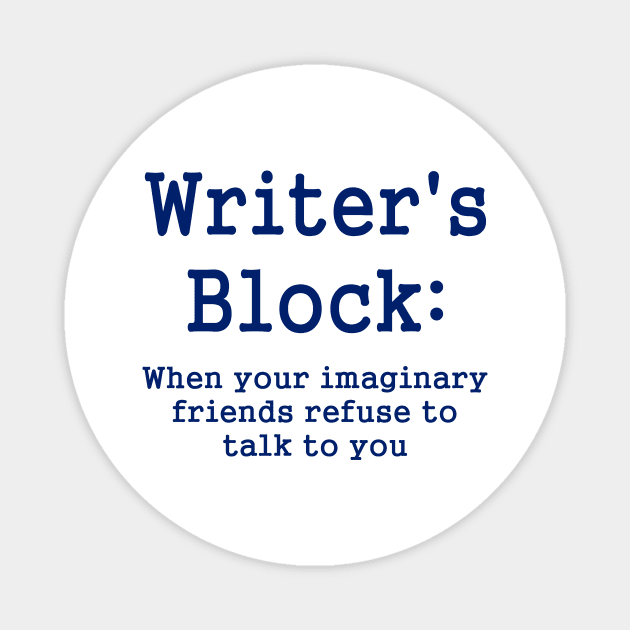 Writer's Block Defined Magnet by Naves